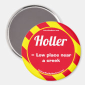Holler Red/Yellow Magnet Magneet (Voorkant / Achterkant)