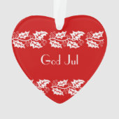 hollies blanches en rouge - Dieu Jul (dos)