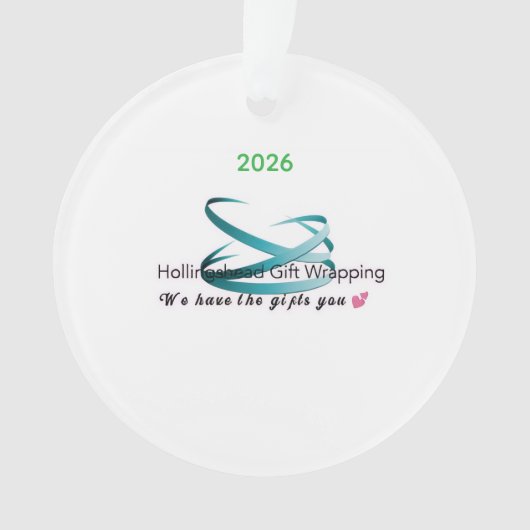 Hollingshead Gift Wrapping 2026 Christmas Ornament (devant)