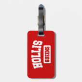 Hollis, Queens, NYC Bagagelabel (Achterkant verticaal)