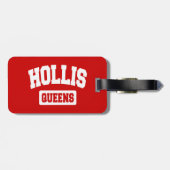 Hollis, Queens, NYC Bagagelabel (Achterkant horizontaal)