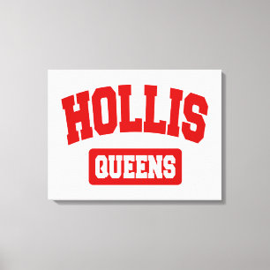 Hollis, Queens, NYC Canvas Afdruk