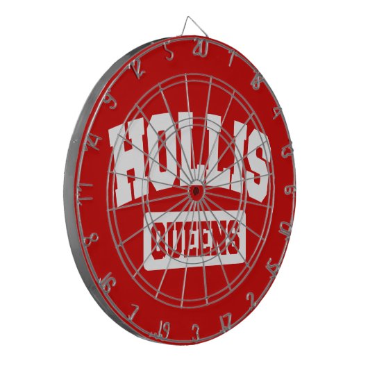 Hollis, Queens, NYC Dartbord (Voorkant Links)