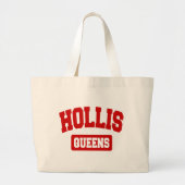 Hollis, Queens, NYC Grote Tote Bag (Voorkant)