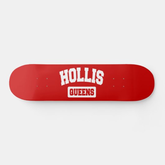 Hollis, Queens, NYC Skateboard (Horizontaal)