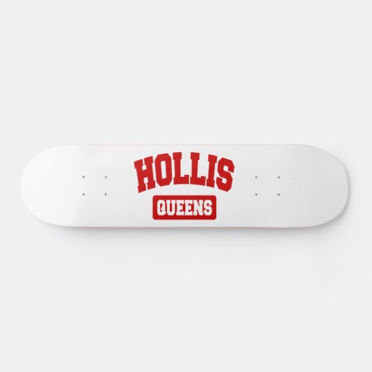 Hollis, Queens, NYC Skateboard (Horizontaal)