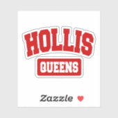 Hollis, Queens, NYC Sticker (Vel)