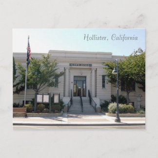 Hollister, CA City Hall Briefkaart