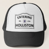HOLLISTON MASSACHUSETTS Hometown Mass MA Townie Trucker Pet (Voorkant)