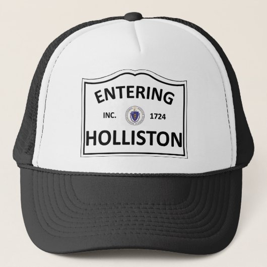 HOLLISTON MASSACHUSETTS Hometown Mass MA Townie Trucker Pet (Voorkant)