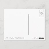 Hollow in de sneeuw briefkaart (Achterkant)