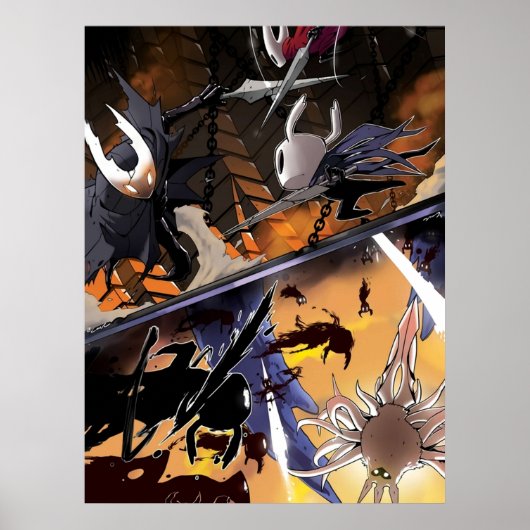 Hollow Knight Final Battle - Poster (Voorkant)