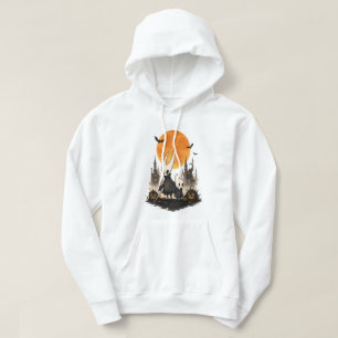 Hollow Knight Halloween Griezelen Maan Pompoen Gam Hoodie