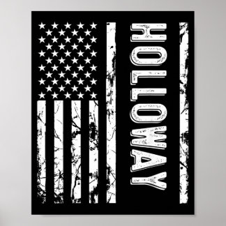 Holloway Achternaam Grappige Achternaam Team Famil Poster