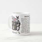 Holloway Family Coat of Arms Mok (Voorkant links)