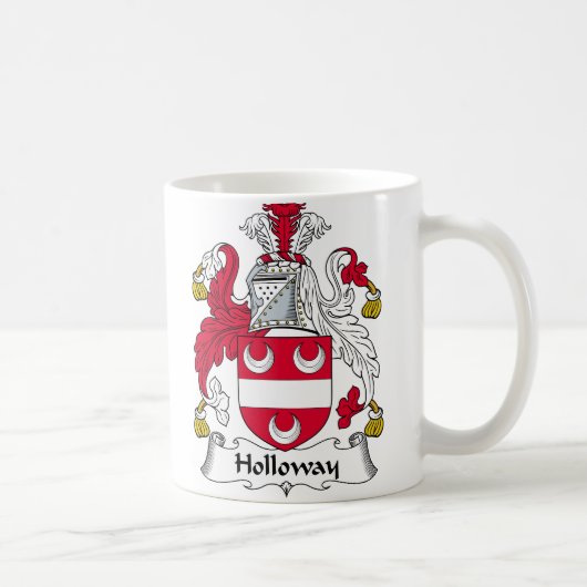 Holloway Family Crest Koffiemok (Rechts)