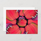 Holloween Vampire Queen Bobbing for Apples Briefkaart (Voorkant / Achterkant)