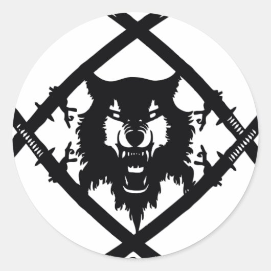 Hollowsquad Ronde Sticker (Voorkant)
