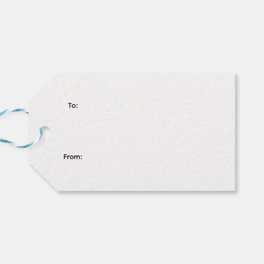 Holly and Evergreens Cadeaulabel (Achterkant Horizontaal)