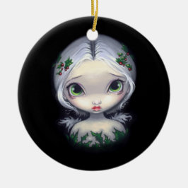 "Holly Angel" Ornament