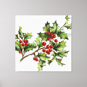 Holly Berries20150801 Canvas Afdruk