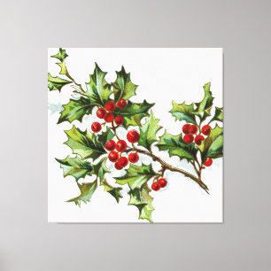 Holly Berries20150802 Canvas Afdruk