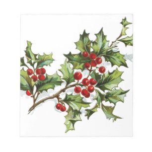 Holly Berries 001 Notitieblok