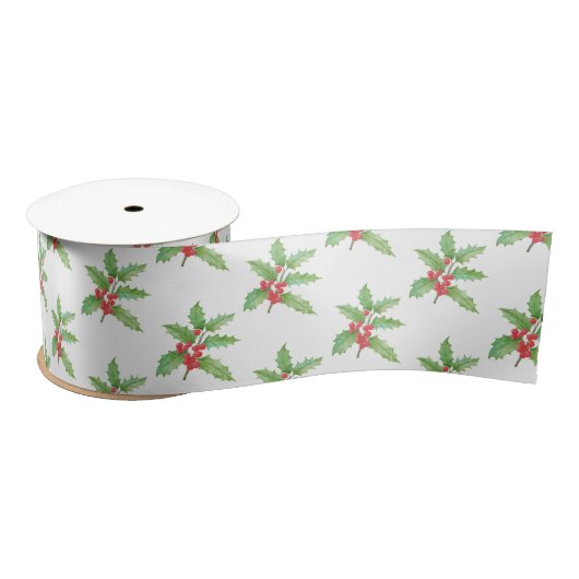 Holly berries Christmas wrapping paper Lint (Spoel)