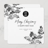 Holly Berries Corporate Business QR Code Logo (Voorkant / Achterkant)