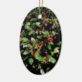 'Holly & Berries' Kerst 2025 Ornament (Links)