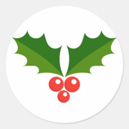 Holly berries Kerst sticker