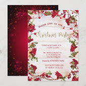 Holly Berries Lijst kerst Company Kaart (Voorkant / Achterkant)