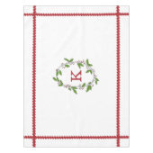Holly Berries Monogram Nappe de vacances (Devant)