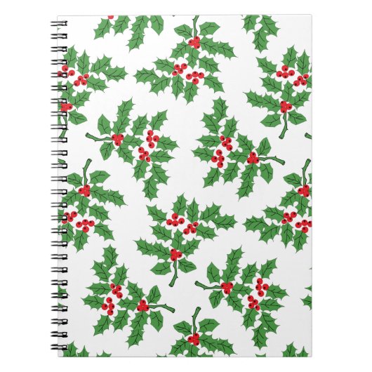 Holly Berries Notitieboek (Voorkant)