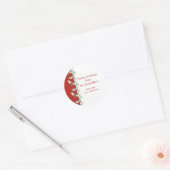 Holly Berries Persoonlijke Kerst stickers (Envelop)