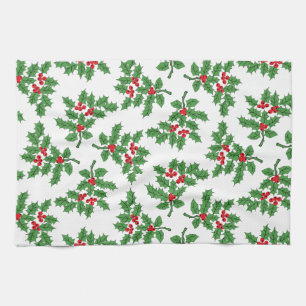 Holly Berries Theedoek