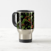Holly & Berries Travel Mug (Devant gauche)