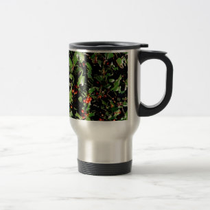 Holly & Berries Travel Mug