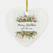 Holly Berries Vakantie Ornament (Voorkant)