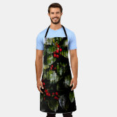 Holly Berry All over print Apron Schort (Gedragen)