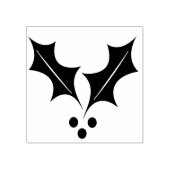 holly berry art stamp rubberstempel (Afrduk)