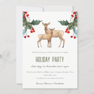 HOLLY BERRY DEER CORPORATE VACANCES INVITATION DE 