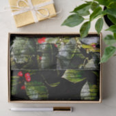 Holly Berry horizontaal tissuepapier (Geschenk)