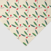 Holly Berry kerstArt One Little Kerstre Tissuepapier (Detail)