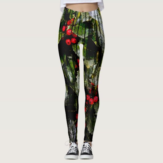 Holly Berry Leggings (Devant)