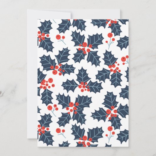 Holly berry op wit (Voorkant)