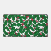 Holly berry op wit bureaumat (Voorkant)