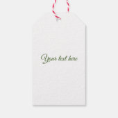 Holly berry prettige feestdagen kerst cadeaulabel (Achterkant)