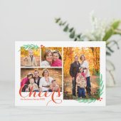 Holly Berry salue le Carte photo de vacances (Debout devant)