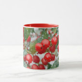 Holly Berry Snow Holiday Mok Cup (Midden)